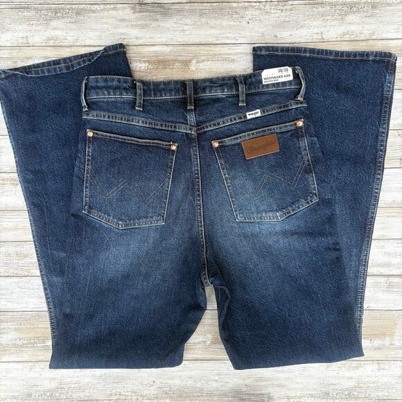 Wrangler Westward 626 Jeans 30x30 NWT High Rise Boot Cut Western Med Wash Casual - Picture 2 of 11